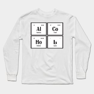 Alcohol - Periodic Table Long Sleeve T-Shirt